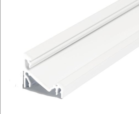 Profil LED de colț CORNER 14, alb, lungime 2m