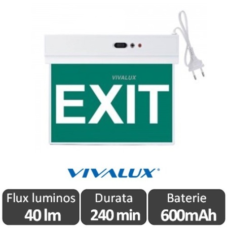SALVE LED 1.8W - Corp de iluminat de urgenta cu LED, autonomie 240 min