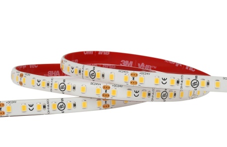 Bandă LED flexibilă Omniled - SMD2835 6.8W/m CRI90 24V 126led/m IP65 rolă 5m alb-cald sau neutru - Img 3