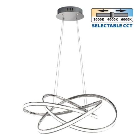 Candelabru LED MAREA LED 60W Auriu/Negru/Crom CCT Switch 3000K/4000K/6000K - Img 3