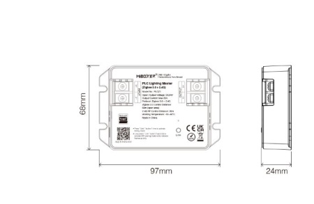 MiBoxer Controller Master PLC Zigbee+RF - Img 5