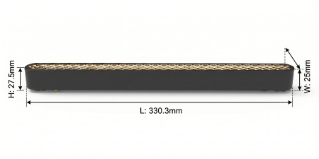 OMNILED GRID Proiector liniar șina magnetică ultra slim XT 18W 3000K Negru - Img 2