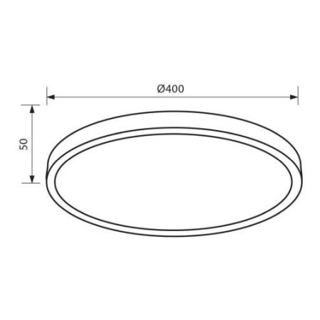 Plafonieră LED Vivalux LUKA 35W Auriu CCT - Img 2