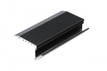 Profil LED de trepte UP-BOLD12, negru, lungime 2m
