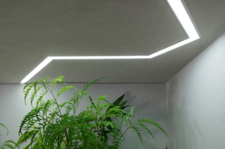 Profil LED încastrat LINEA IN 20, negru, lungime 2m - Img 6