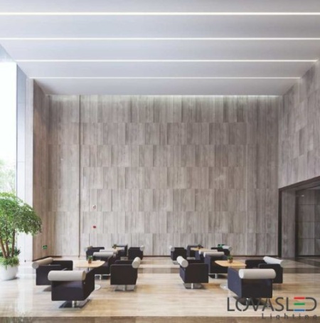 Profil LED încastrat LINEA-IN20 Trimless, alb, lungime 2m - Img 3