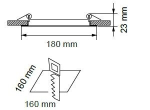 Ultralux Panou Led 12W Alb-Cald LPSB105627 - Img 2