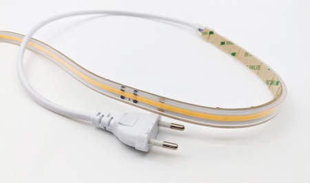 Bandă LED flexibilă COB 230V 13W/m 432led/m CRI90 3000K, IP67,rolă 10 metri - Img 4
