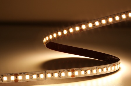Bandă LED flexibilă Omniled - SMD2835 12W/m CRI95 24V 160led/m rolă 5m alb-cald sau neutru - Img 2