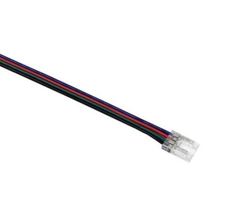 Conector alimentare pentru banda LED COB RGB 10mm 1 bucată