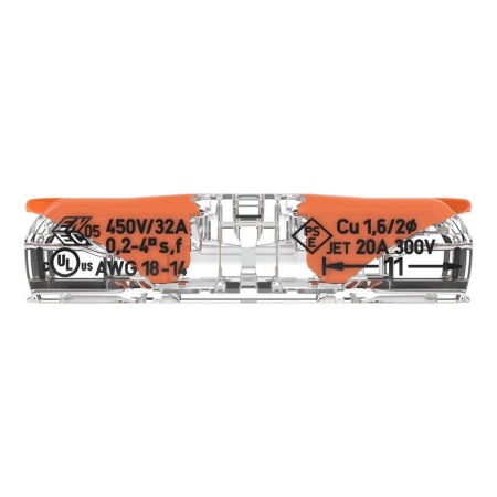 Conector îmbinare WAGO 2 poli seria 221 - 1 bucată - Img 3