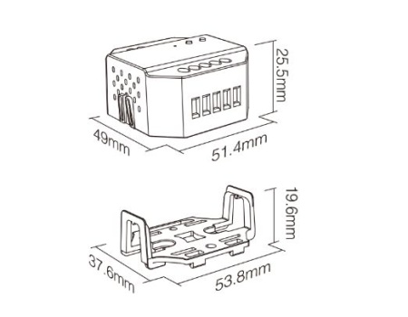 Dimmer Triac Zigbee 3.0+ RF 2.4 + Push Dimmer 230V,1.36A 300W - Img 4