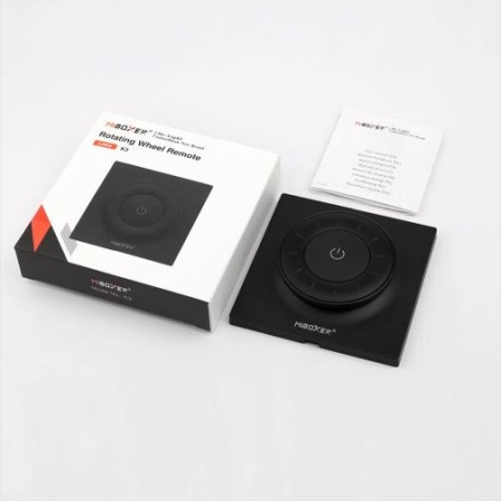 MiBoxer Telecomandă rotundă K3 Monocolor/CCT Perete 1 zonă RF Alb sau Negru - Img 4