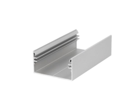 Profil LED aparent LOWI C10, aluminiu anodizat, lungime 2m