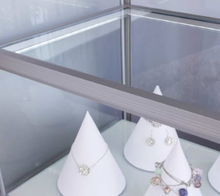 Profil LED pentru sticlă EDGE 10, aluminiu neanodizat, lungime 2m - Img 5