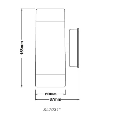Spot exterior aparent 2XGU10 IP44 - Img 5