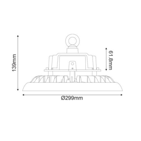 Aca Lighting -Corp iluminat cu LED ASTREK Highbay 150W - Img 2