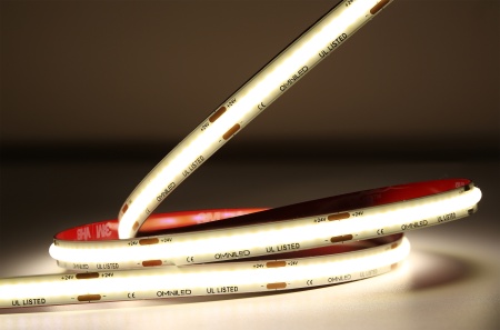 Bandă LED flexibilă COB premium 5W/m 320led/m CRI90 24V - Img 4