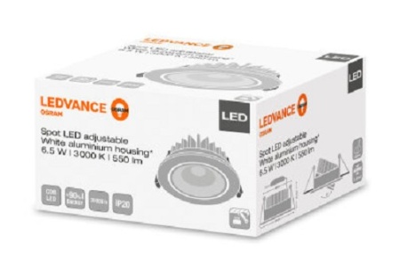 OSRAM Ledvance Spot Led Orientabil 6W Alb 3000 K - Img 2
