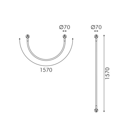 Pendul MALPO 16W 3000K Metal-Silicon - Img 2