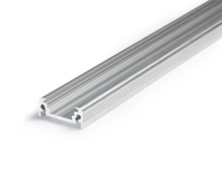 Profil LED aparent SURFACE 10, aluminiu neanodizat, lungime 2m