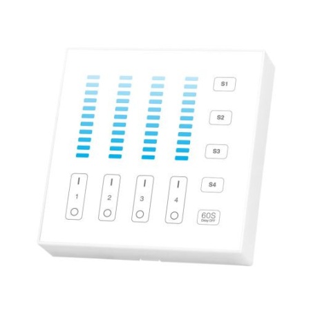 Telecomanda MiBoxer Monocolor Smart Perete 4 zone Alb sau Negru - Img 5