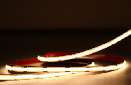 Bandă LED flexibilă COB SLIM 5mm premium 8W/m 400led/m CRI90 24V - Img 4