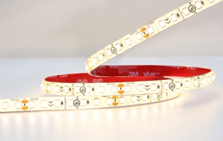 Bandă LED flexibilă Omniled - SMD2835 6.8W/m CRI90 24V 126led/m IP65 rolă 5m alb-cald sau neutru - Img 4