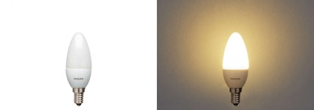 Bec LED Philips - CorePro LEDcandle 3,5W E14 230V B38 alb-cald - Img 4