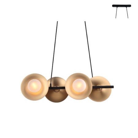 Lampa suspendata HL4324P68BB 4xG9