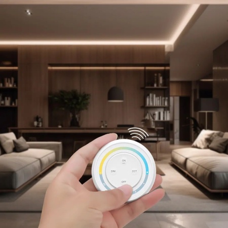 MiBoxer Telecomanda Monocolor/CCT 4 zone Touch Smart Perete RF Albă - Img 3