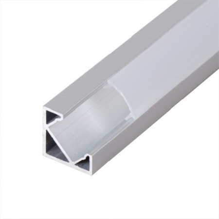 Profil LED de colt tip A205,pentru montaj aparent, lungime 2m