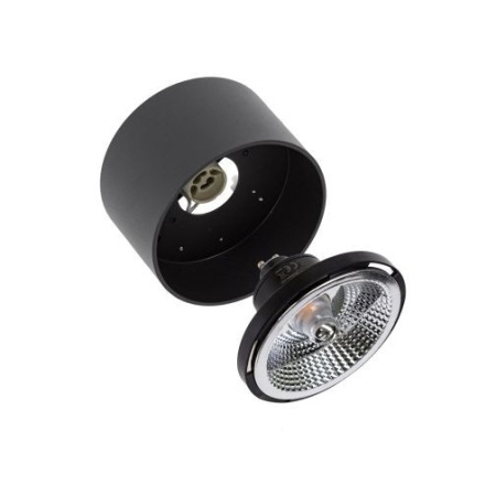 SPECTRUM Spot Chloe Rotund Negru-Crom 12W 4000K 120 mm bec inclus - Img 3