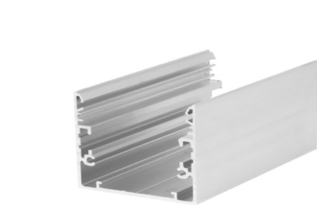Profil LED aparent PHIL53 C10, aluminiu neanodizat, lungime 2m