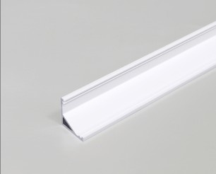 Profil LED de colț CABI 12, alb, lungime 2m