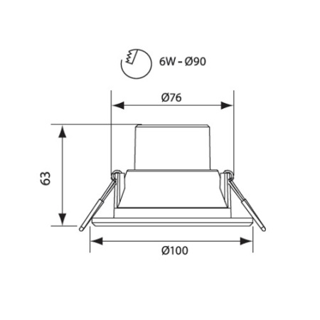 Vivalux TOP LED 6W alb-neutru - Img 2