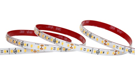 Bandă LED flexibilă Omniled - SMD2835 6.8W/m CRI90 24V 126led/m rolă 5m alb-cald sau neutru - Img 2