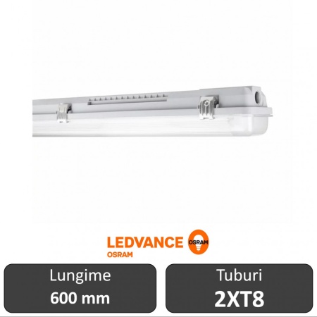Osram Ledvance CORP PENTRU TUBURI LED Rezistent la apa IP65 2XT8 0.60 M Gen3
