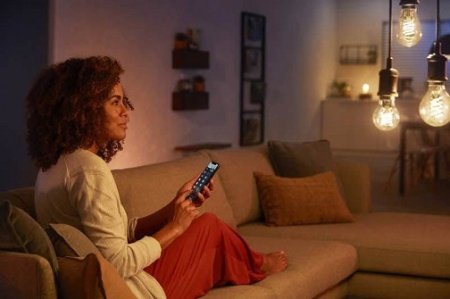 Philips - Bec HUE Vintage A60 alb-cald 7W A60 E27 wireless - Img 3
