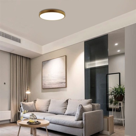 Plafonieră LED Vivalux LUKA 35W Auriu CCT - Img 4