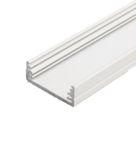 Profil LED aparent WIDE 24, alb, lungime 2m