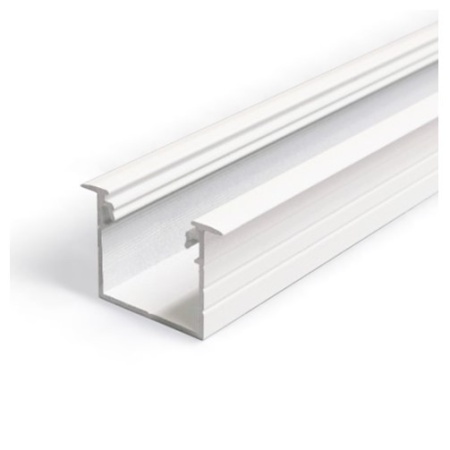 Profil LED încastrat LINEA IN 20, alb, lungime 2m