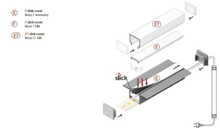 Profil LED încastrat LINEA-IN20 Trimless, aluminiu anodizat, lungime 2m - Img 4