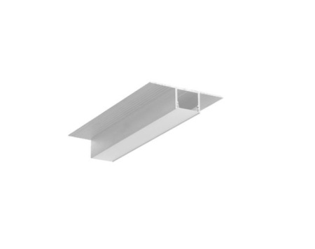 Profil LED încastrat PLANE14 IN, aluminiu neanodizat, lungime 2m - Img 2