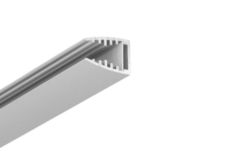 Profil LED pentru sticlă MIKRO10, aluminiu anodizat, lungime 2m