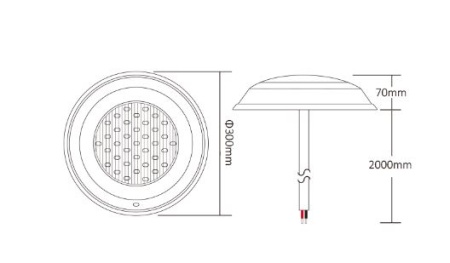 Proiector Aparent MiBoxer Piscină Smart RGB+CCT 30W IP68 (Copy 1) - Img 5