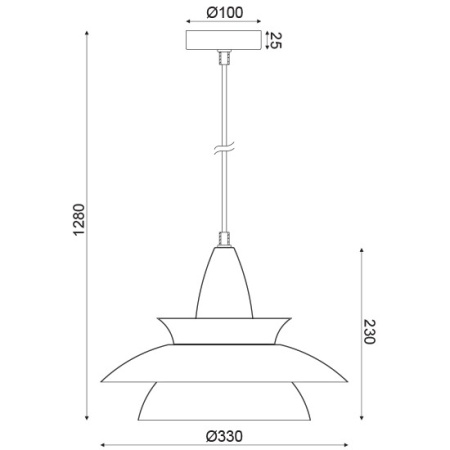 CORP SUSPENDAT ACA LIGHTING KS07881PWH METAL ALB E27