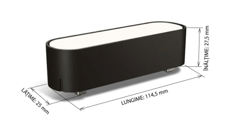 OMNILED OPAL Proiector liniar șina magnetică ultra slim XT 6W 3000K Negru - Img 2