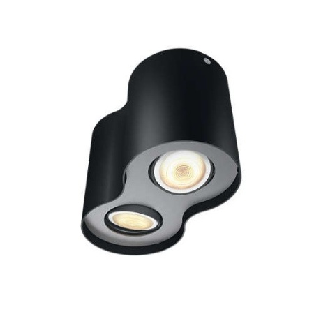 Philips - Spot aplicat HUE Pillar Negru 2x5.5W LED - Img 4