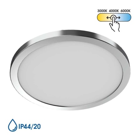 Plafonieră LED Vivalux NEBULA Negru sau Crom CCT 12-18-24W - Img 5